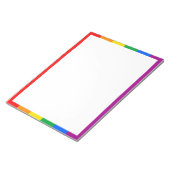 Bloc-note Drapeau de fierté arc-en-ciel LGBTQ+ (Incliné)