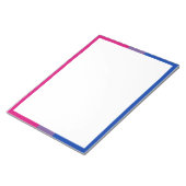 Bloc-note Drapeau de fierté bisexuel (Incliné)