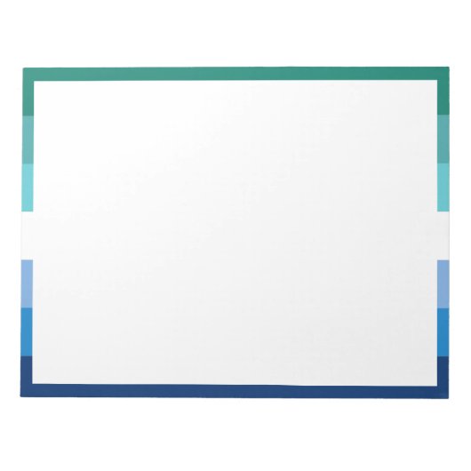 Bloc-note Drapeau de fierté gay masculin (Devant)