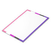 Bloc-note Drapeau de fierté genderfluid (Incliné)