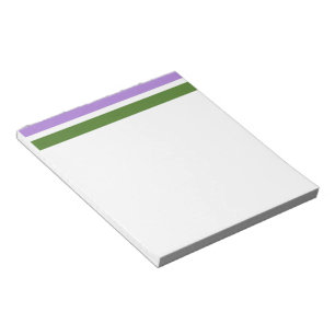 Bloc-note Drapeau de fierté genderqueer de SlipperyJoe lavan