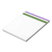 Bloc-note Drapeau de fierté genderqueer de SlipperyJoe lavan (Tourné)