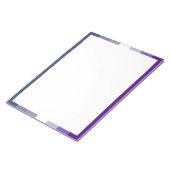 Bloc-note Drapeau de fierté lesbienne Butch (Incliné)