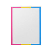 Bloc-note Drapeau de fierté pansexuelle (Tourné)