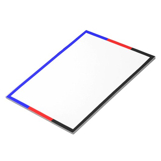Bloc-note Drapeau de fierté polyamoureuse (Incliné)