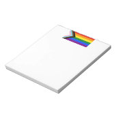 Bloc-note Drapeau de fierté Progress Pride de SlipperyJoe si (Tourné)