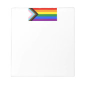 Bloc-note Drapeau de fierté Progress Pride de SlipperyJoe si (Devant)
