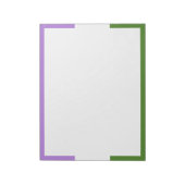 Bloc-note Drapeau de fierté queer (Tourné)