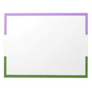 Bloc-note Drapeau de fierté queer
