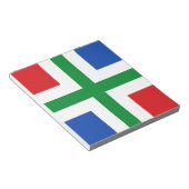 Bloc-note Drapeau de Groningen (province) (Incliné)