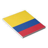 Bloc-note Drapeau de la Colombie (Incliné)