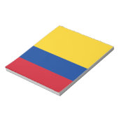 Bloc-note Drapeau de la Colombie (Tourné)