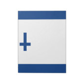 Bloc-note Drapeau de la Finlande (Tourné)