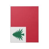 Bloc-note Drapeau de la Nouvelle-Angleterre (Tourné)