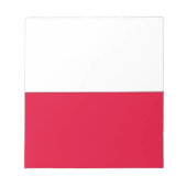 Bloc-note Drapeau de la Pologne (Devant)