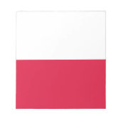 Bloc-note Drapeau de la Pologne (Devant)