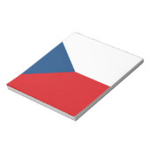 Bloc-note Drapeau de la République tchèque (Tourné)