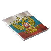 Bloc-note Drapeau de la Russie qui flotte (Incliné)