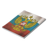 Bloc-note Drapeau de la Russie qui flotte (Tourné)
