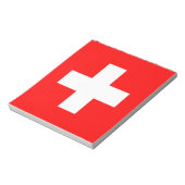 Bloc-note Drapeau de la Suisse (Tourné)