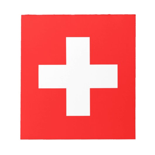 Bloc-note Drapeau de la Suisse (Devant)
