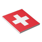 Bloc-note Drapeau de la Suisse (Incliné)