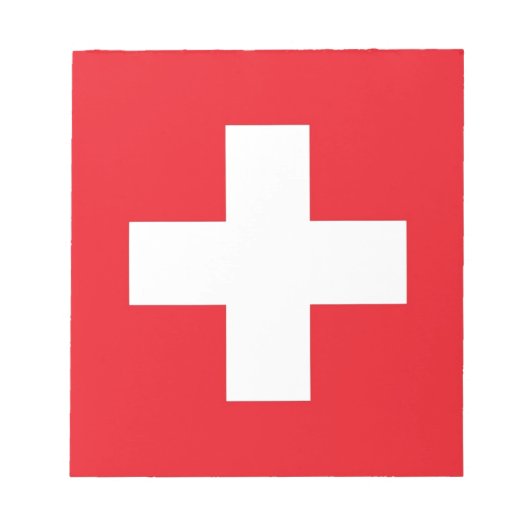 Bloc-note Drapeau de la Suisse (Devant)