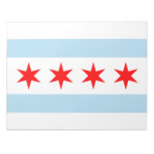 Bloc-note Drapeau de la ville de Chicago (Illinois) (Devant)