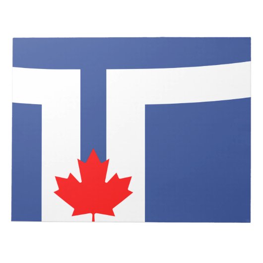 Bloc-note Drapeau de la ville de Toronto (Canada) (Devant)