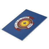 Bloc-note Drapeau de la ville d'El Paso (Texas) (Incliné)