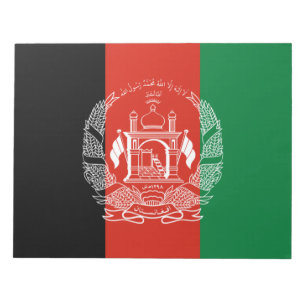 Bloc-note Drapeau de l'Afghanistan