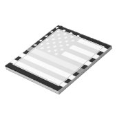 Bloc-note Drapeau de l'agent correctionnel Mince Silver Line (Tourné)