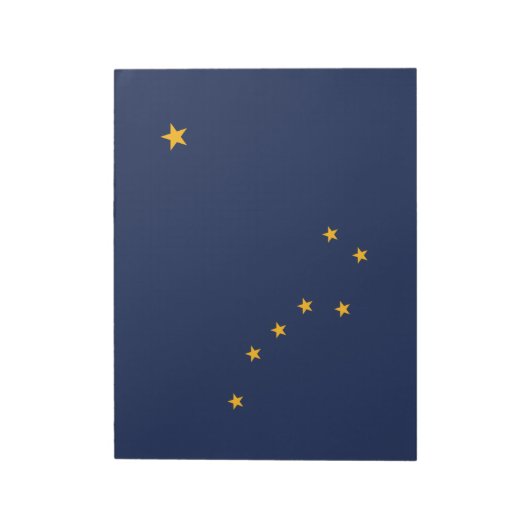 Bloc-note Drapeau de l'Alaska (Tourné)