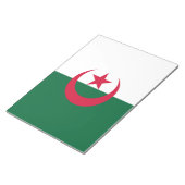Bloc-note Drapeau de l'Algérie (Incliné)
