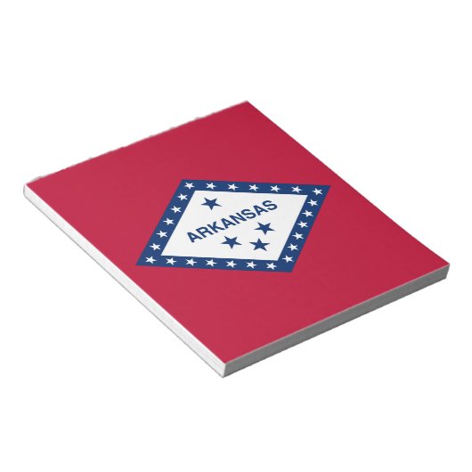 Bloc-note Drapeau de l'Arkansas (Incliné)