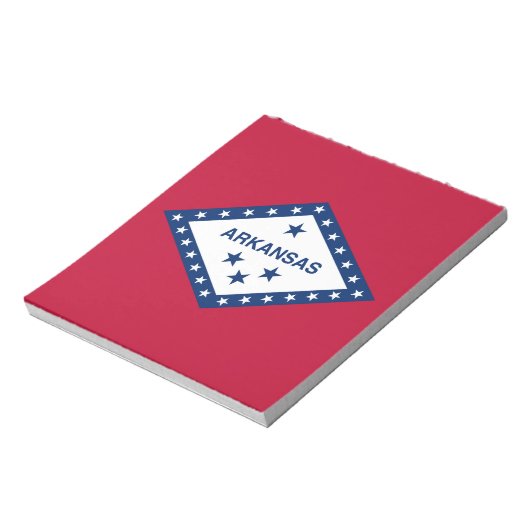 Bloc-note Drapeau de l'Arkansas (Tourné)