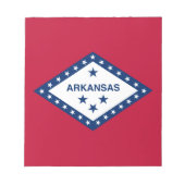Bloc-note Drapeau de l'Arkansas (Devant)