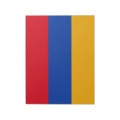 Bloc-note Drapeau de l'Arménie (Tourné)