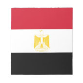 Bloc-note Drapeau de l'Égypte (Devant)
