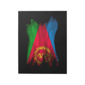 Bloc-note Drapeau de l'Érythrée brassée, drapeau national (Tourné)