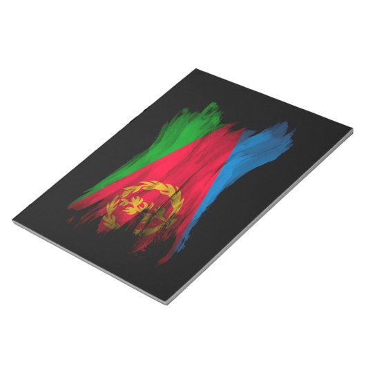 Bloc-note Drapeau de l'Érythrée brassée, drapeau national (Incliné)