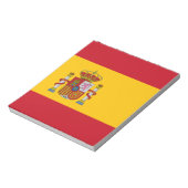 Bloc-note Drapeau de l'Espagne (Tourné)