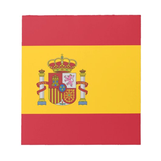 Bloc-note Drapeau de l'Espagne (Devant)