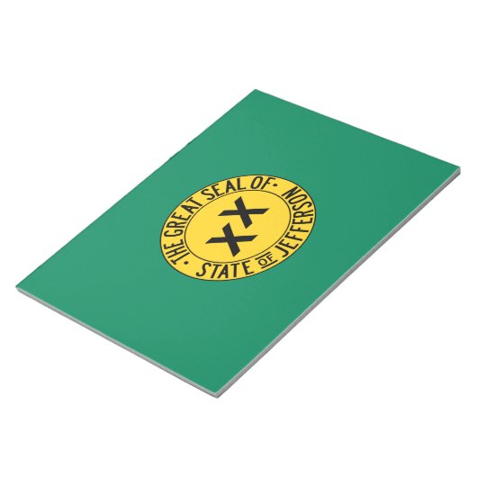 Bloc-note Drapeau de l'État américain proposé de Jefferson (Incliné)