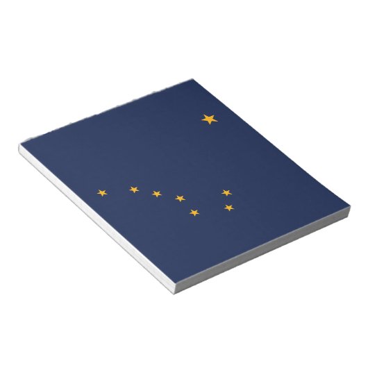 Bloc-note Drapeau de l'État d'Alaska (Incliné)