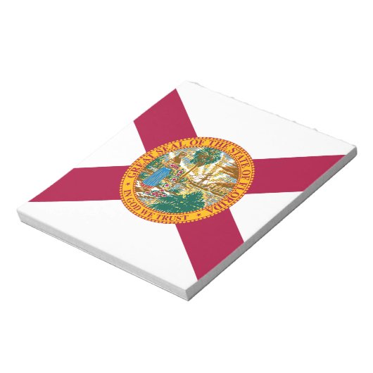 Bloc-note Drapeau de l'État de Floride (Tourné)