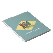 Bloc-note Drapeau de l'État du Delaware (Incliné)