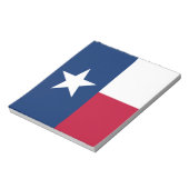 Bloc-note Drapeau de l'État du Texas (Tourné)