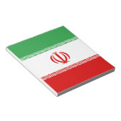 Bloc-note Drapeau de l'Iran (Incliné)
