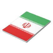 Bloc-note Drapeau de l'Iran (Tourné)